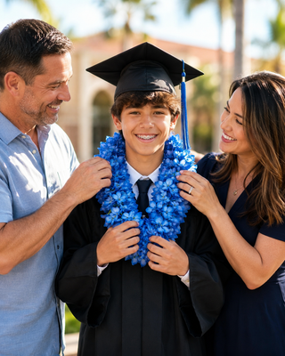 Graduation Season Is Here: Pre-Order Your Double Strand Dendrobium Orchid Leis in the South Bay