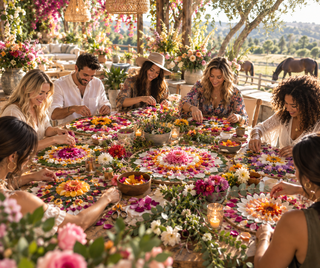 Beyond the Boardroom: A Flower Mandala Team-Building Experience in Los Angeles