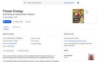 A Very Special Moment: Flower Energy Is on Google Books