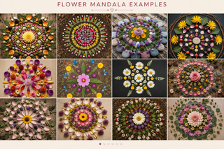 Flower Mandala: A Blooming Meditation