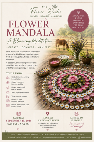Flower Mandala: A Blooming Meditation