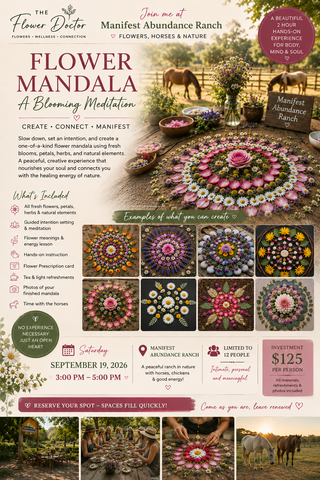 Flower Mandala: A Blooming Meditation