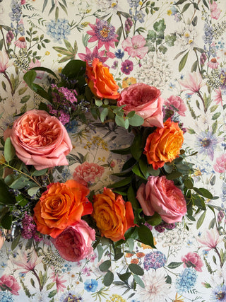 Eco-Friendly Fresh Flower Wreath