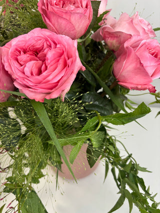 Blush Garden Rose Arrangement