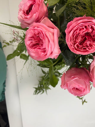 Blush Garden Rose Arrangement