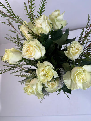 White Rose Serenity Arrangement