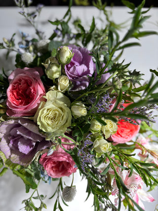 Winter Pastel Garden Arrangement