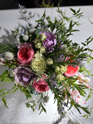 Winter Pastel Garden Arrangement