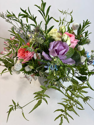 Winter Pastel Garden Arrangement