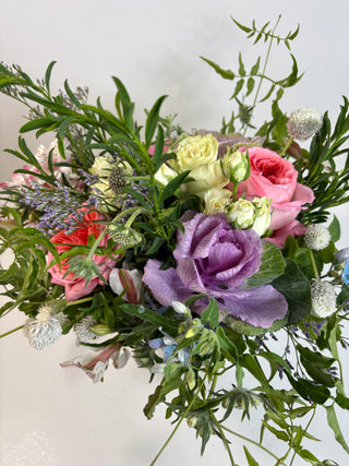 Winter Pastel Garden Arrangement