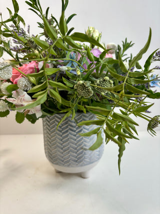 Winter Pastel Garden Arrangement