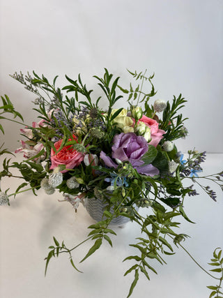 Winter Pastel Garden Arrangement