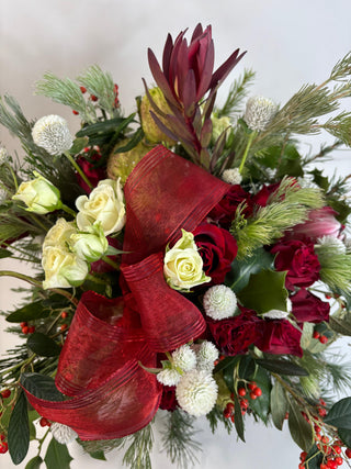 Organic Boho Holiday Arrangement