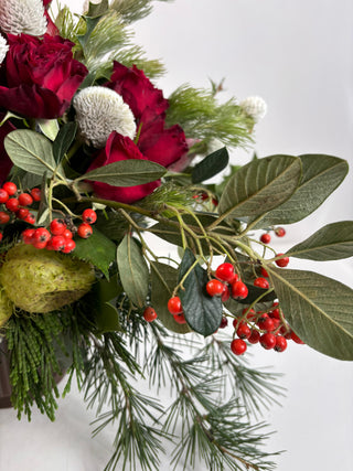 Organic Boho Holiday Arrangement