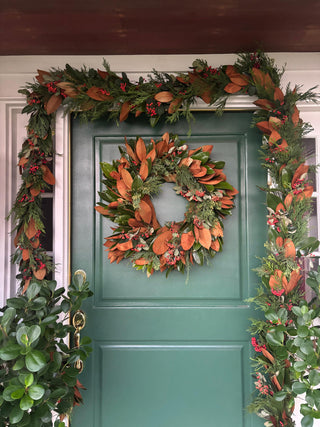 Magnolia Holiday Wreath