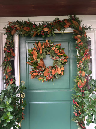 Magnolia Holiday Wreath