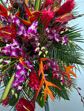 Tropical Hawaiian Standing Spray