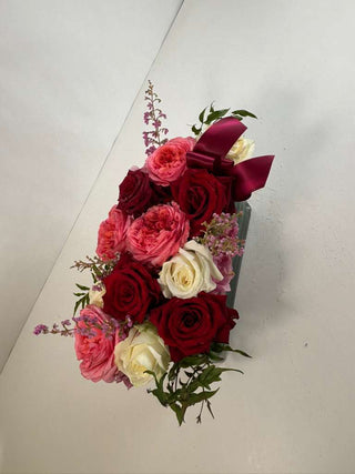 Valentine’s Low-Profile Rose & Hydrangea Romance