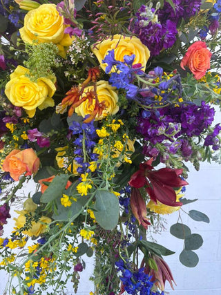 Vibrant Celebration of Life Standing Spray