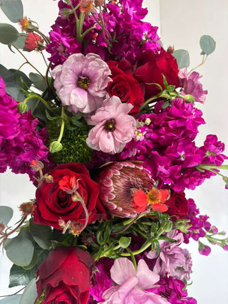 Luxury Red & Pink Flower Arrangement