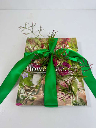 Signed Flower Energy Book + Petite Flower Arrangement | Jenny Barker The Flower Doctor