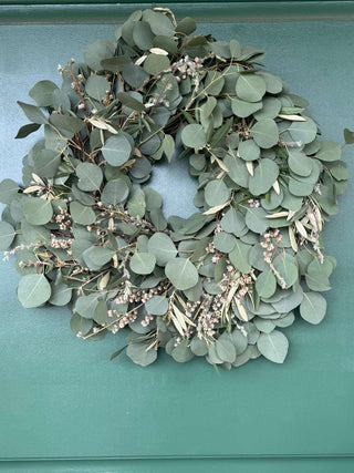 Fresh Spring Eucalyptus Door Wreath