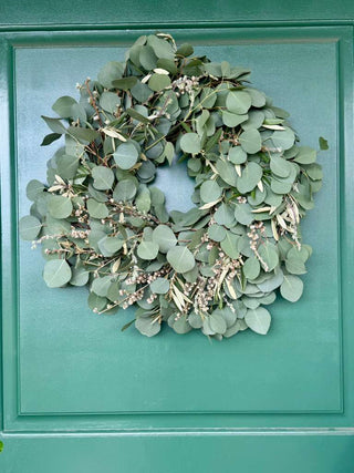Fresh Spring Eucalyptus Door Wreath