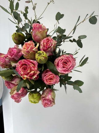 Fiesta Peony Rose Sculpture