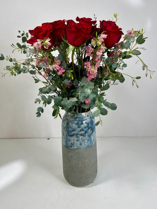 Classic Red Rose Romance Arrangement