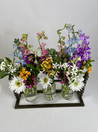 Wildflower Jar Trio Centerpiece
