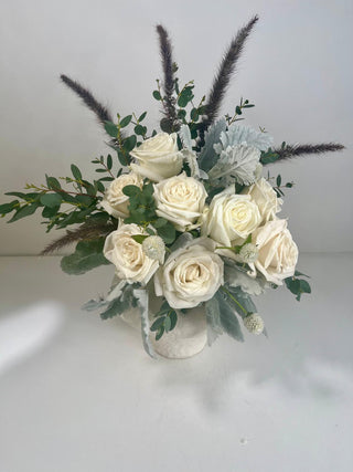 Coastal White Rose Garden
