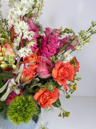 Citrus Garden Rose Arrangement