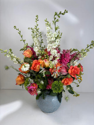 Citrus Garden Rose Arrangement