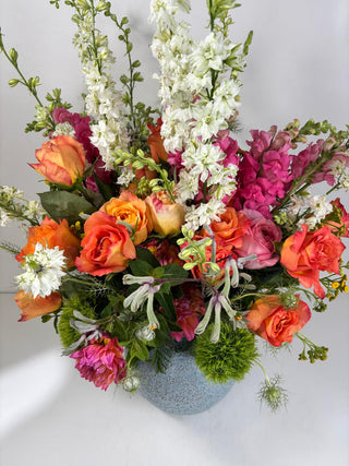 Citrus Garden Rose Arrangement