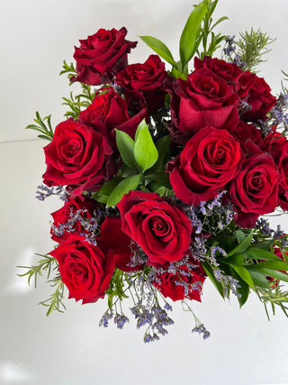 Two Dozen Tall Ecuadorian Red Roses