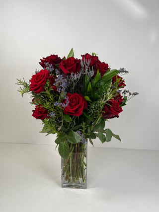 Two Dozen Tall Ecuadorian Red Roses